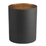 Chennai Windlicht XL schwarz/gold – Hauptansicht