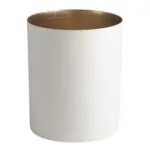 Chennai Windlicht XL weiß/gold – Hauptansicht