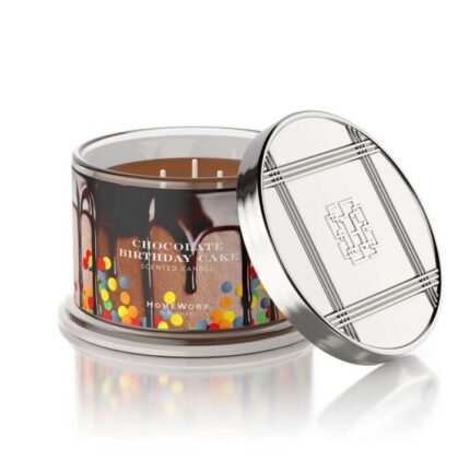 Chocolate Birthday Cake 510g (4-Docht) – Produktansicht