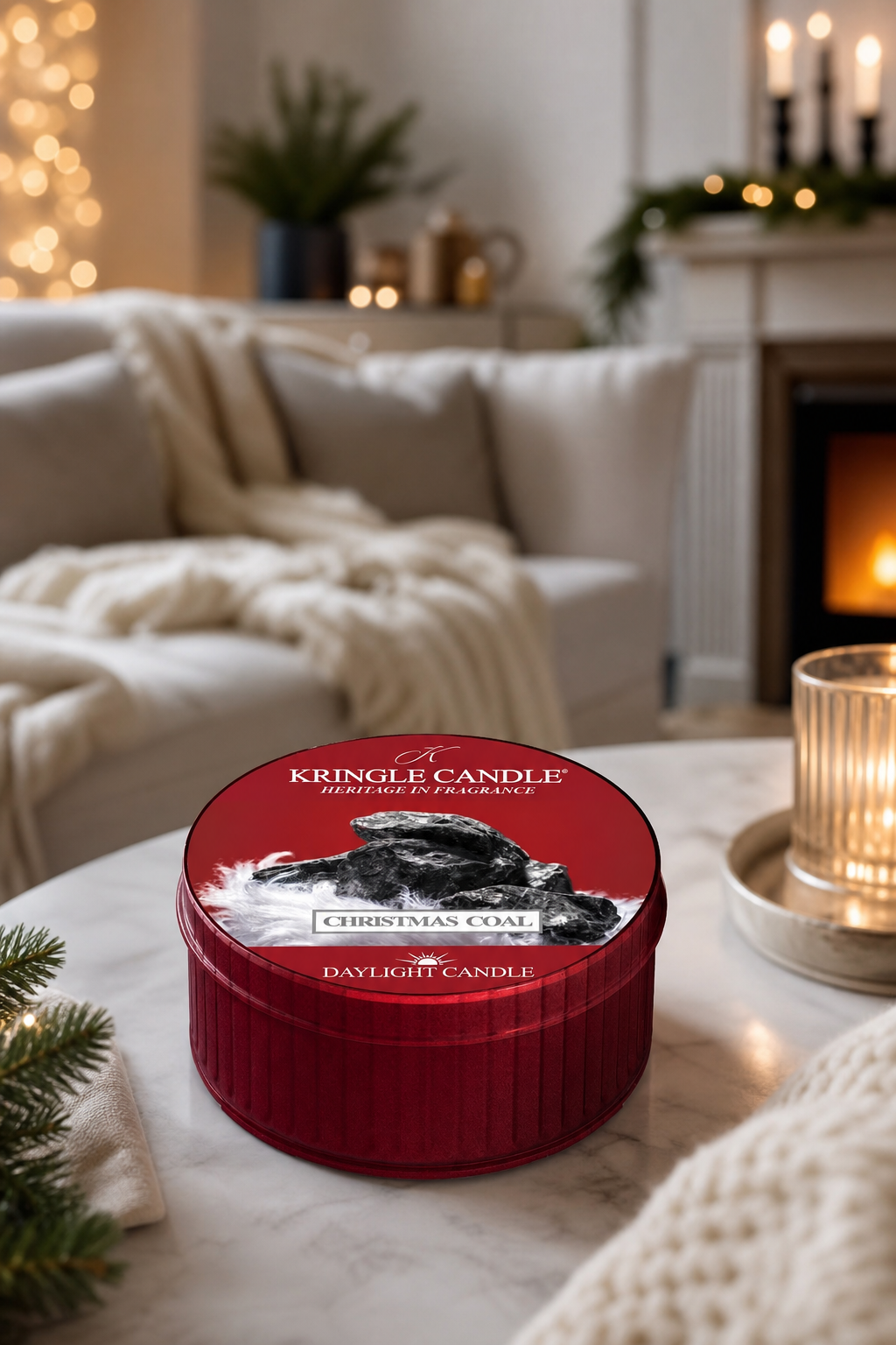 Christmas Coal Daylight 42g in einer stimmungsvollen Anwendungsszene