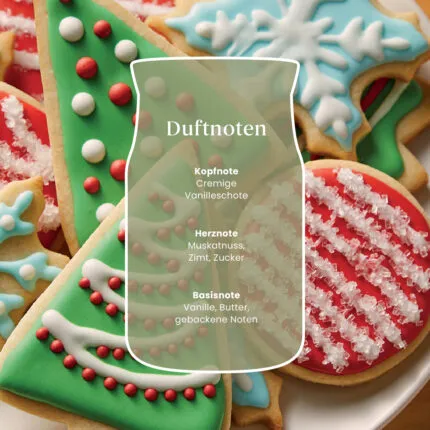 Christmas Cookie Signature Medium Jar 368g 2-Docht – Produktansicht
