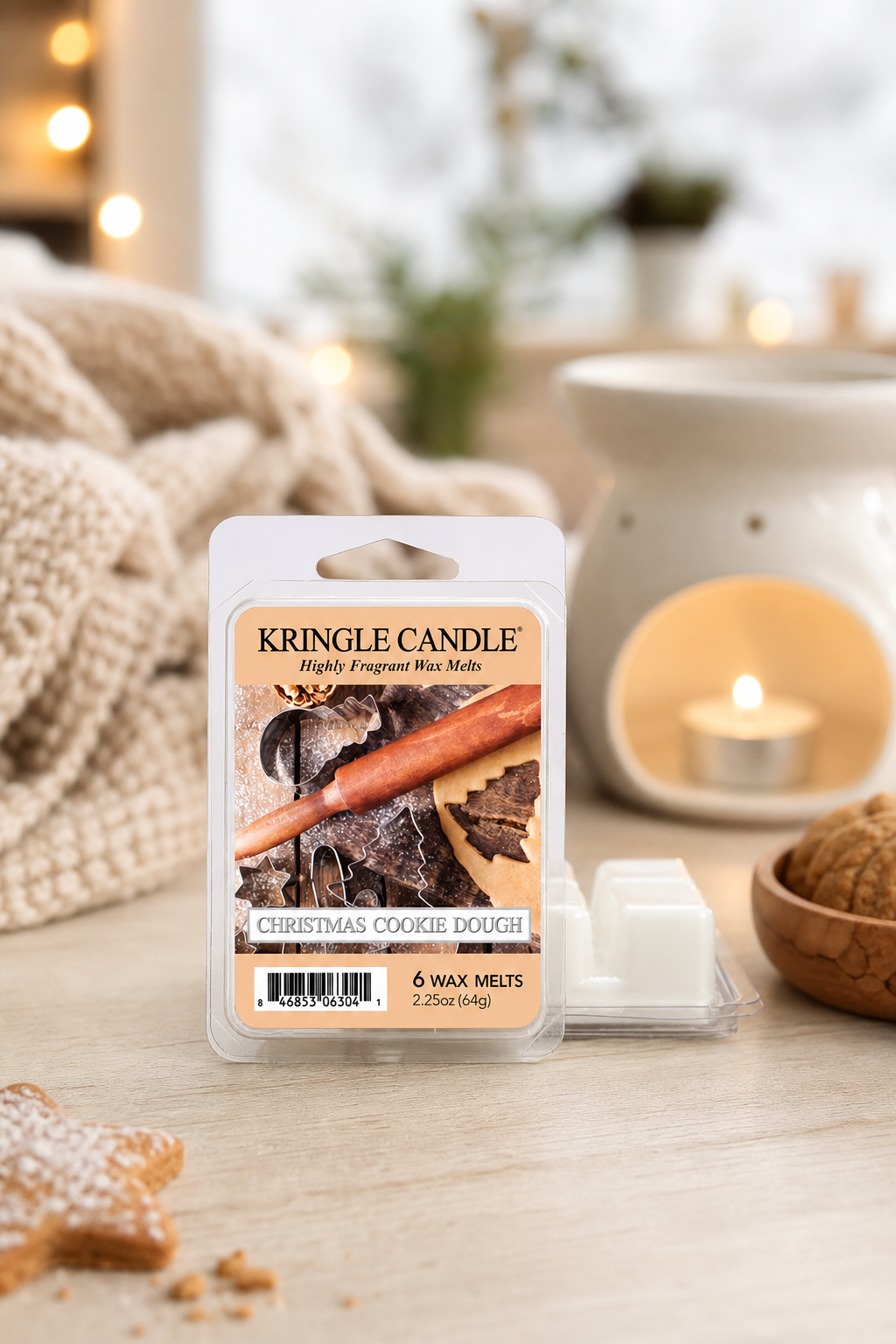 Christmas Cookie Dough Melts 64g in einer stimmungsvollen Anwendungsszene
