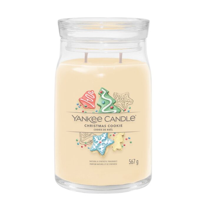 Christmas Cookie Signature Jar 567g 2-Docht – Produktansicht