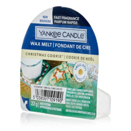 Yankee Candle Christmas Cookie Wax Melt in Verpackung mit 22 g Inhalt