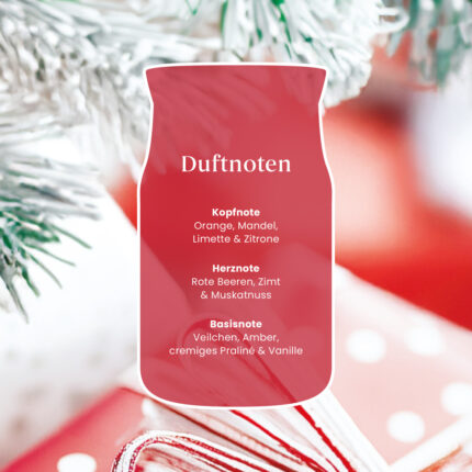 Übersicht der Duftnoten von Christmas Eve mit Kopf-, Herz- und Basisnoten