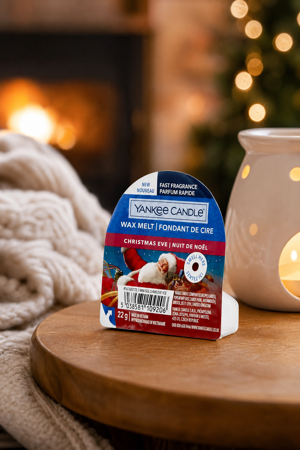 Christmas Eve Wachsmelt 22g in einer stimmungsvollen Anwendungsszene