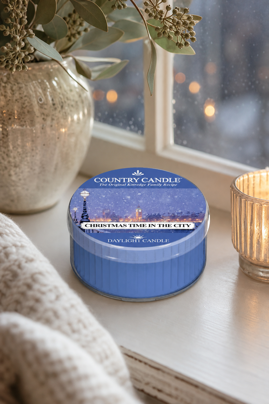 Christmas Time In The City Daylight 42g in einer stimmungsvollen Anwendungsszene