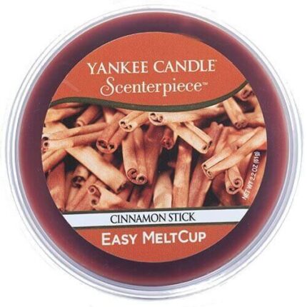 Yankee Candle Scenterpiece Easy MeltCup mit Zimtstangenmotiv in transparenter Dose