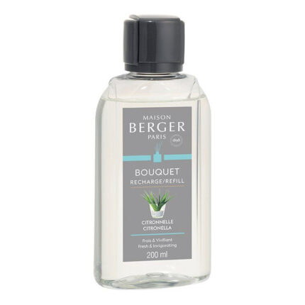 Citronella Bouquet Nachfüller von Maison Berger Paris mit schwarzem Verschluss