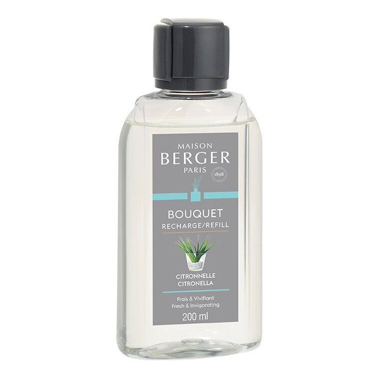 Citronella Bouquet Nachfüller Citronella Bouquet Nachfüller von Maison Berger Paris mit schwarzem Verschluss