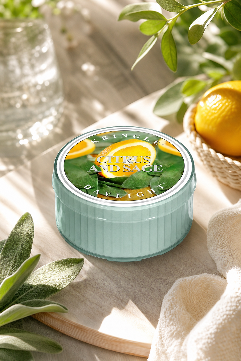 Citrus & Sage Daylight 42g in einer stimmungsvollen Anwendungsszene