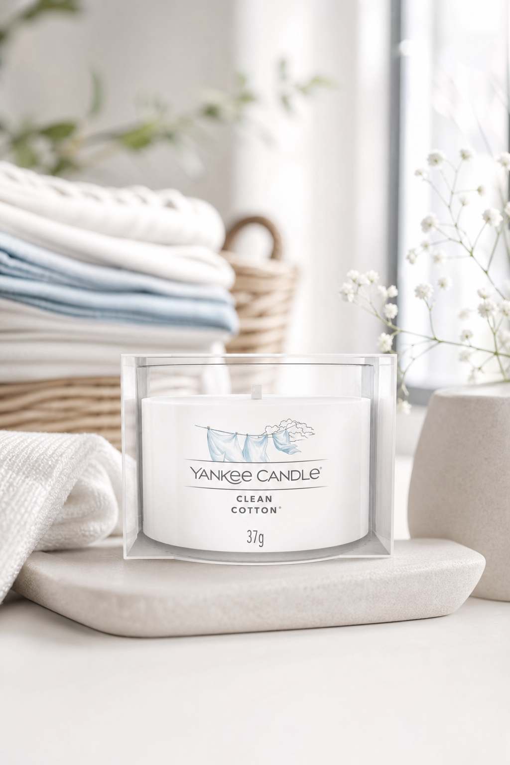 Clean Cotton 37g in einer stimmungsvollen Anwendungsszene