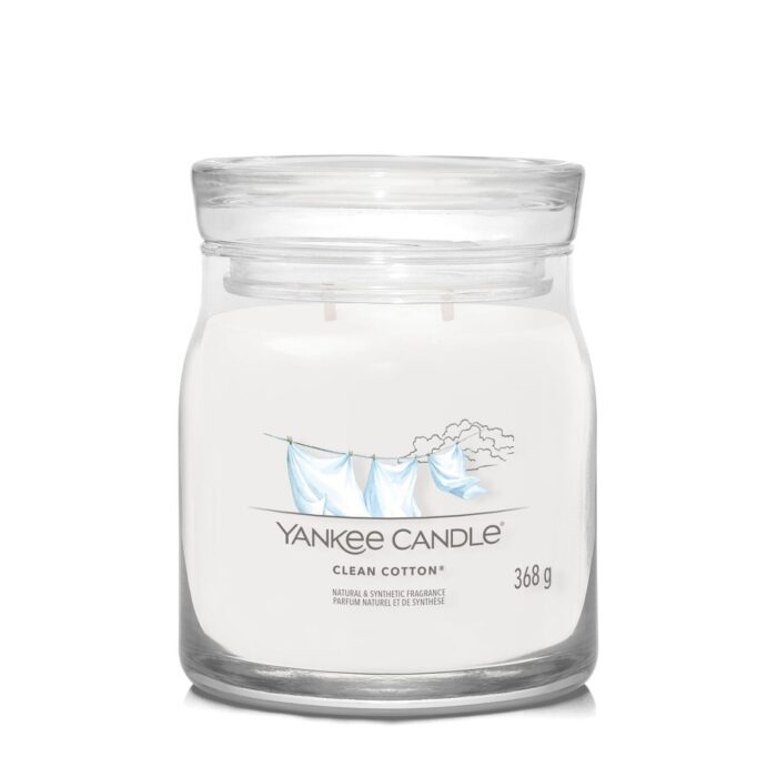 Clean Cotton Signature Medium Jar 368g 2-Docht – Produktansicht