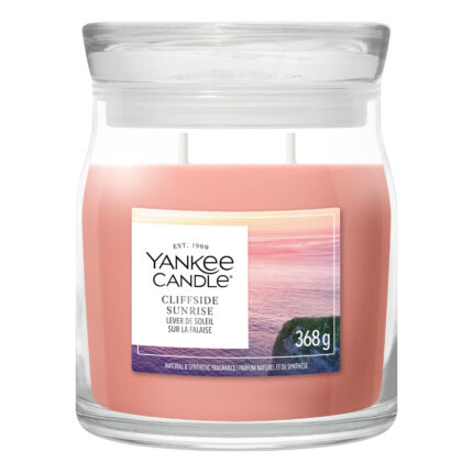 Yankee Candle Cliffside Sunrise Duftkerze im Glas mit zwei Dochten und 368 g Inhalt
