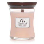 WoodWick Coastal Sunset Kerze im Glas mit Deckel