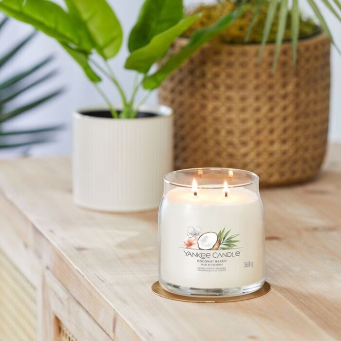 Coconut Beach Signature Medium Jar 368g 2-Docht – Produktansicht