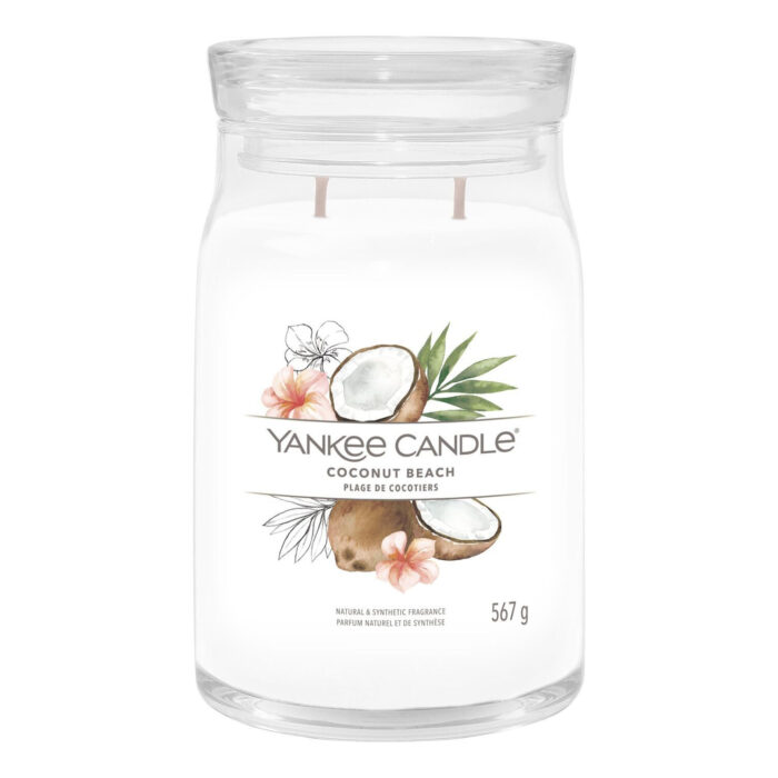 Coconut Beach Signature Large Jar 567g 2-Docht – Produktansicht