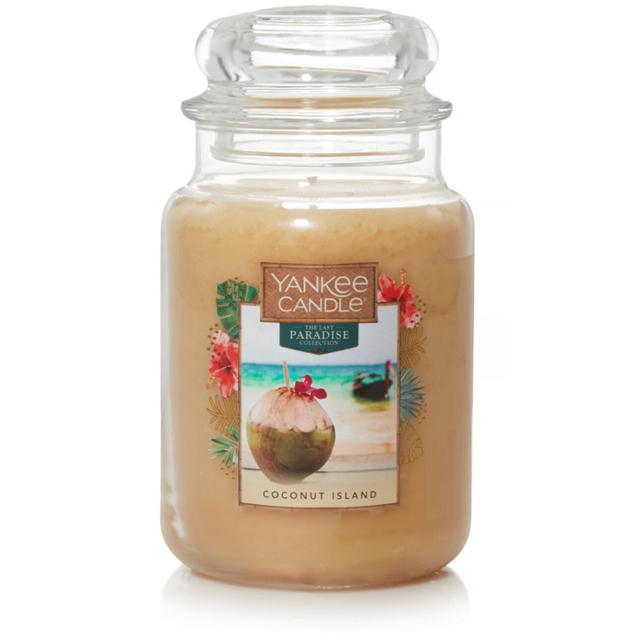 Yankee Candle Coconut Island Yankee Candle Coconut Island Kerze im Glas mit Deckel