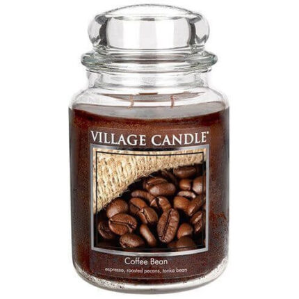 Village Candle Coffee Bean Kerze im Glas mit Deckel