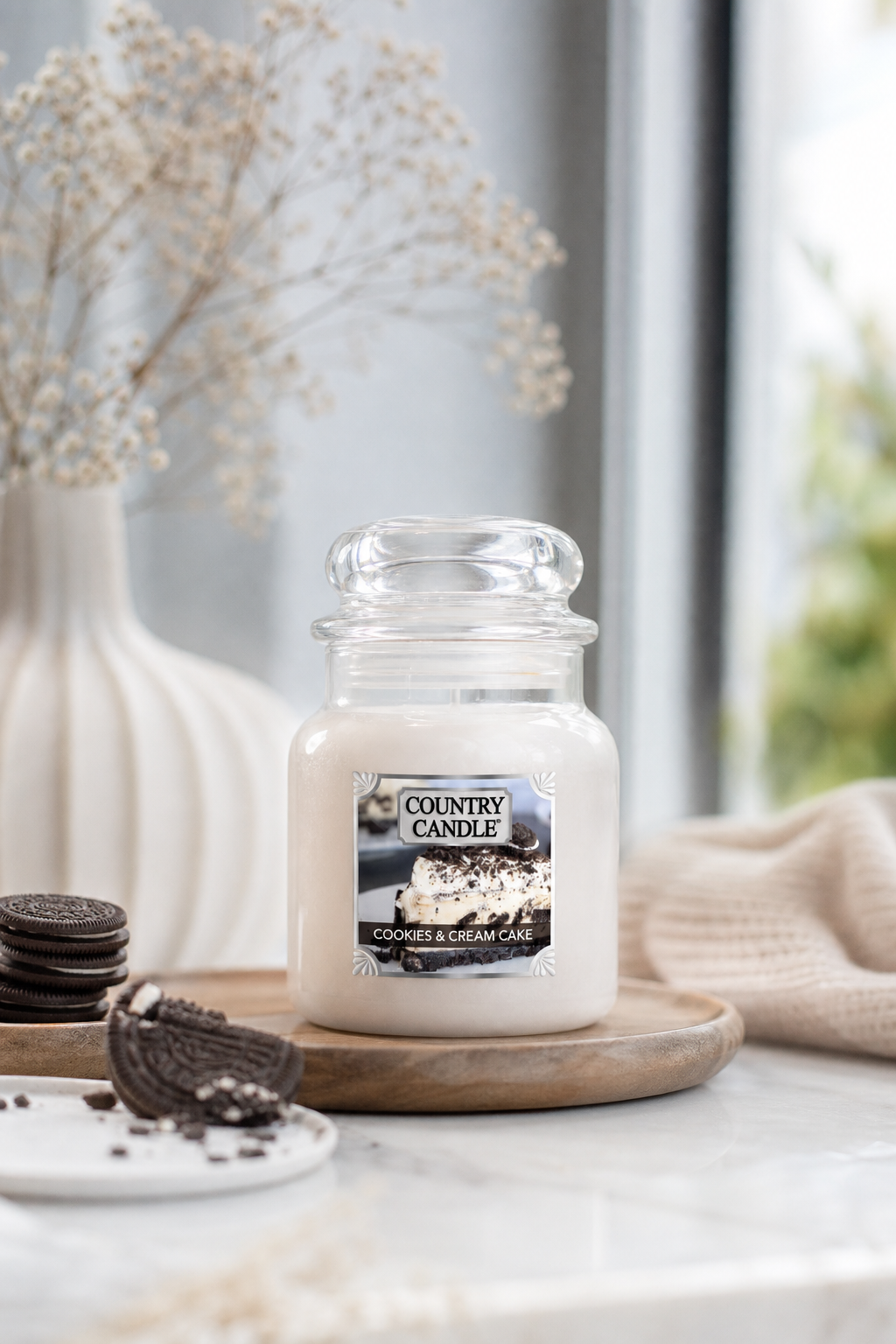 Cookies & Cream Cake 454g in einer stimmungsvollen Anwendungsszene