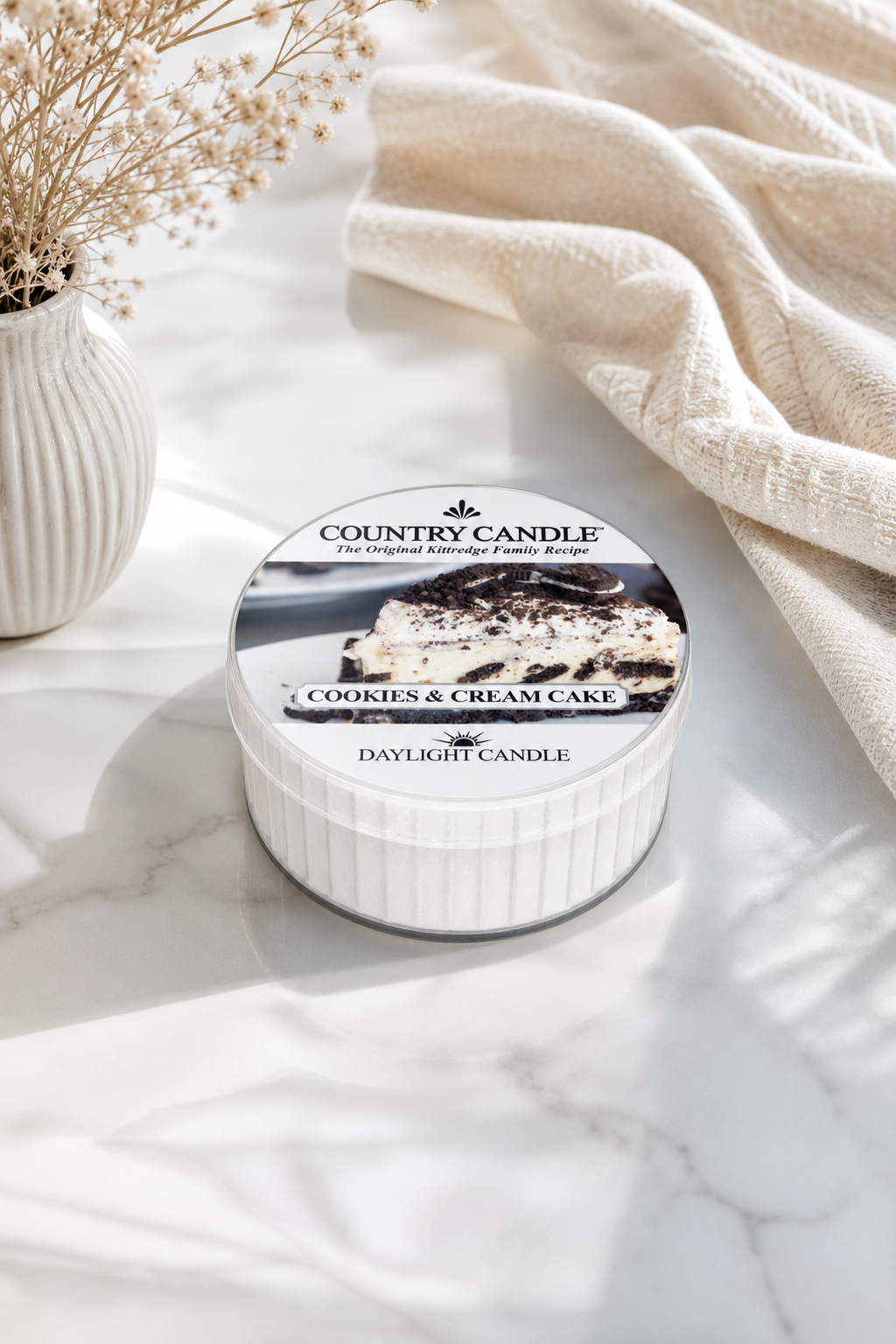 Cookies & Cream Cake Daylight 42g in einer stimmungsvollen Anwendungsszene