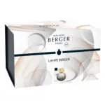Verpackungsdetail mit Maison Berger Paris und Lampe Berger Aufschrift