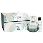 Lampe Berger Duftlampe und Nachfüllflasche vor der Produktverpackung