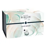 Frontansicht der Maison Berger Paris Verpackung mit abgebildetem Lampen-Set