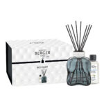 Maison Berger Diffuser mit Duftstäbchen, Verpackung und Nachfüllflasche