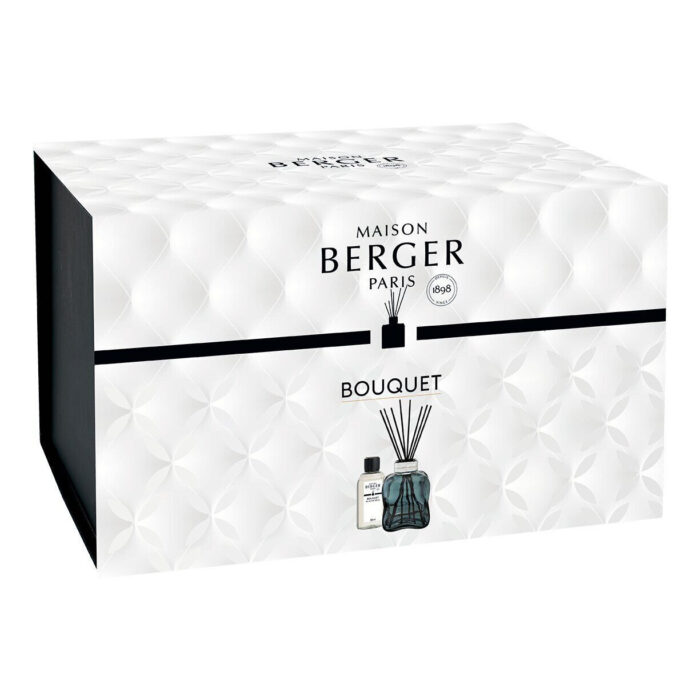 Weiße Maison Berger Verpackung mit Aufdruck Bouquet und Diffuser-Abbildung