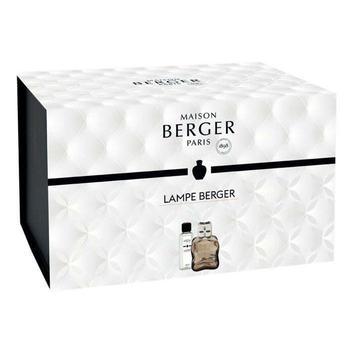 Maison Berger Verpackung mit Darstellung von Lampe Berger und Nachfüllflasche