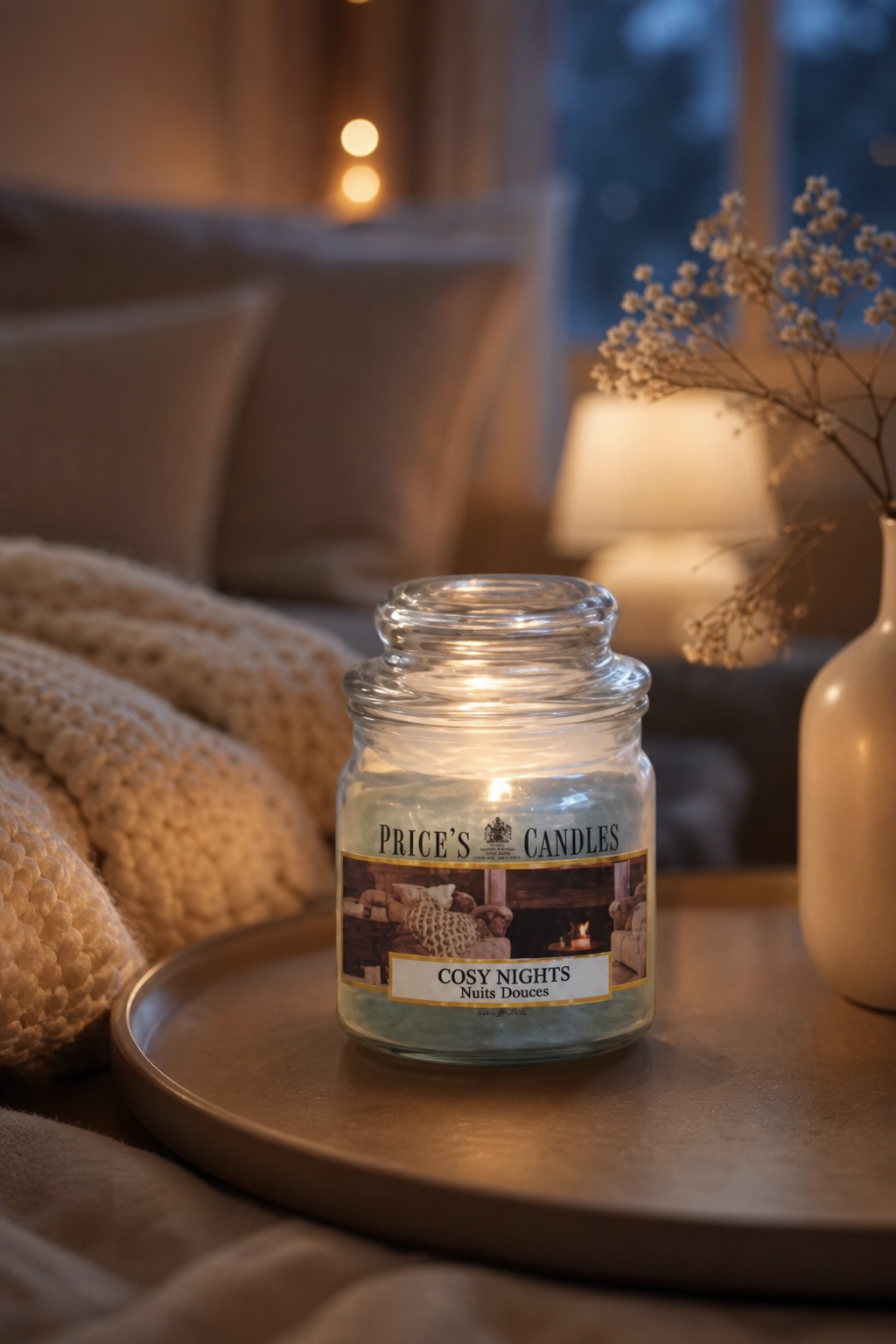 Cosy Nights 100g in einer stimmungsvollen Anwendungsszene