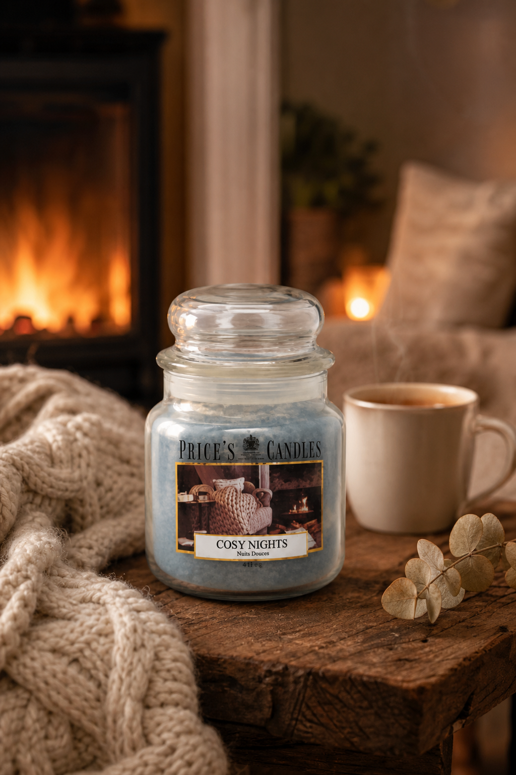 Cosy Nights 411g in einer stimmungsvollen Anwendungsszene