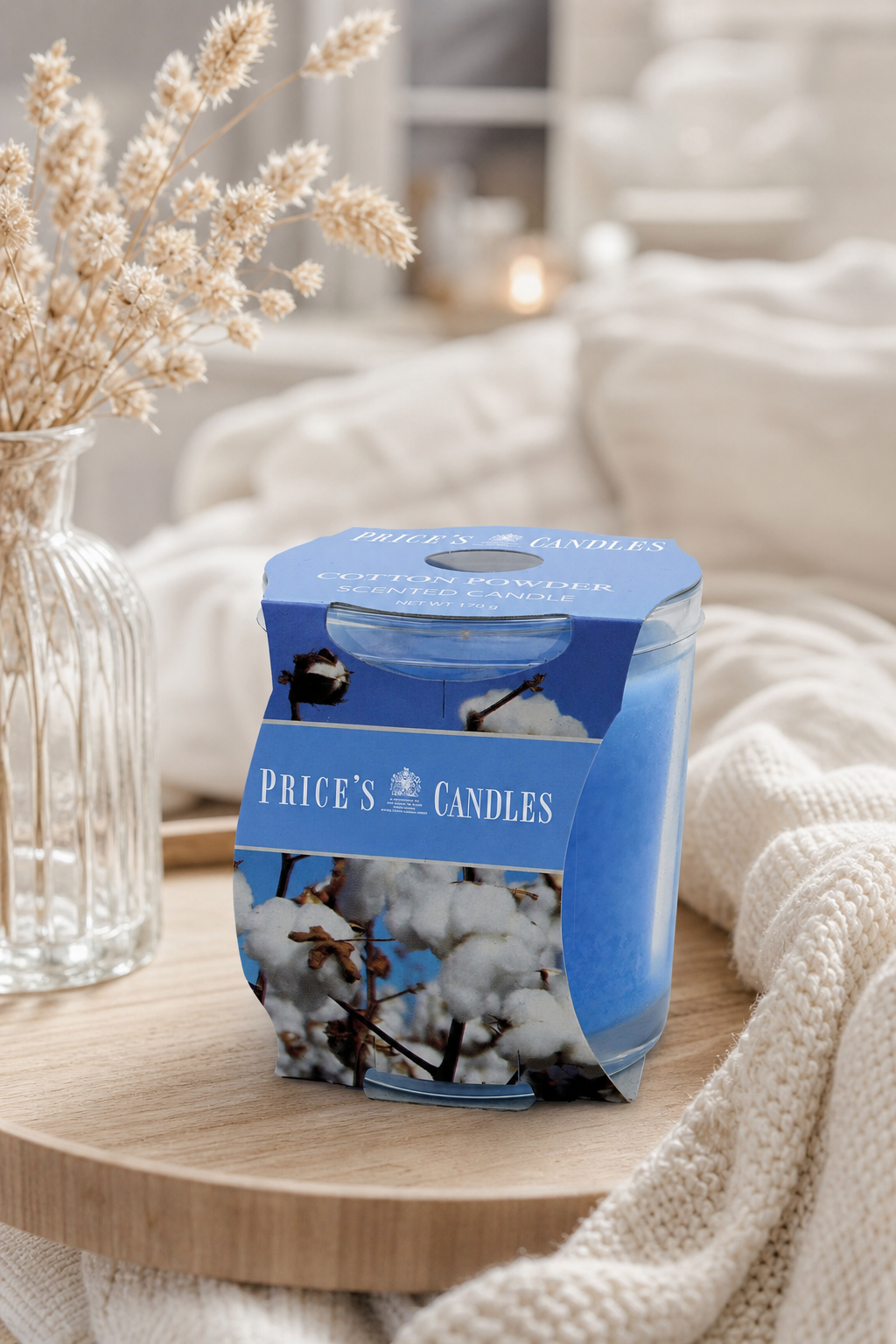 Cotton Powder 170g in einer stimmungsvollen Anwendungsszene