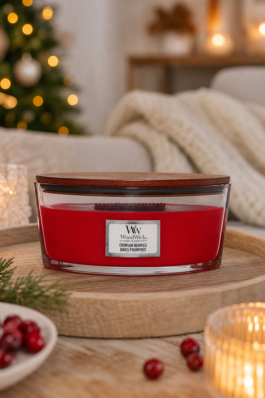 Crimson Berries 454g in einer stimmungsvollen Anwendungsszene