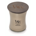 WoodWick Cypress Ore Kerze mit geschlossenem Deckel in Vorderansicht