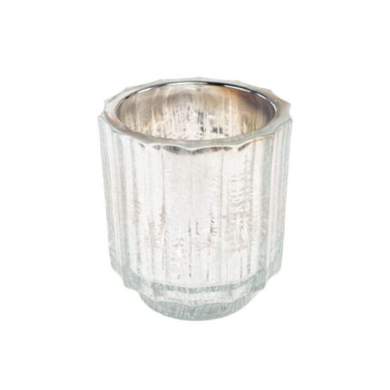 Devon Kerzenhalter silber L – Produktansicht