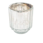 Devon Kerzenhalter silber L – Hauptansicht