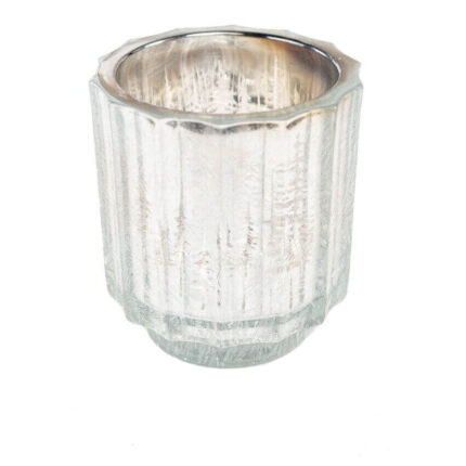 Devon Kerzenhalter silber L – Hauptansicht