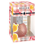 Maison-Berger-Paris-Schachtel mit rosafarbener Lampe Berger