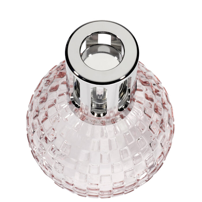 Rosa Lampe Berger neben 250-ml-Nachfüllflasche Sweet Grapefruit