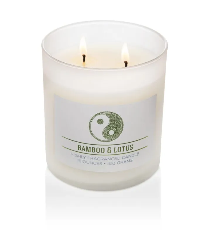 Duftkerze Bamboo Lotus - 453g – Produktansicht