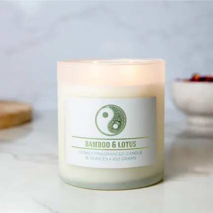 Duftkerze Bamboo Lotus - 453g – Hauptansicht