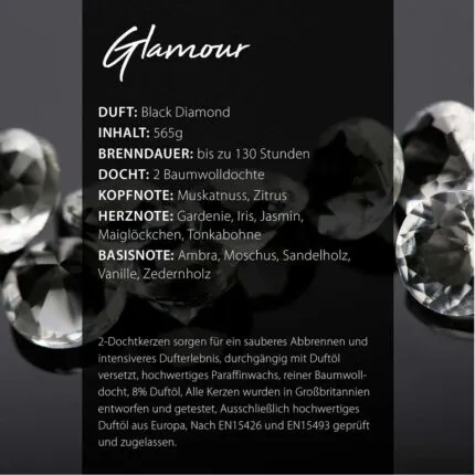 Duftkerze Black Diamond - 565g – Hauptansicht