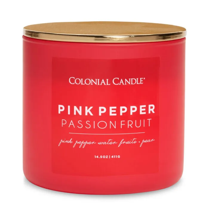 Duftkerze Pink Pepper Passionfruit  - 411g – Produktansicht