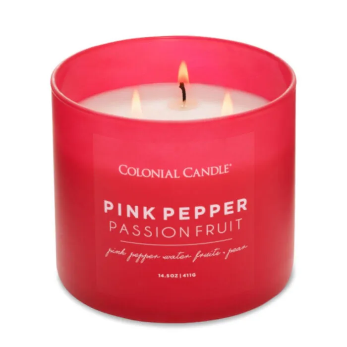 Duftkerze Pink Pepper Passionfruit  - 411g – Produktansicht