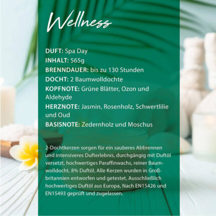 Duftkerze Spa Day - 565g – Hauptansicht