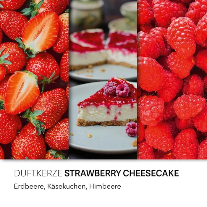 Duftkerze Strawberry Cheesecake - 510g – Produktansicht