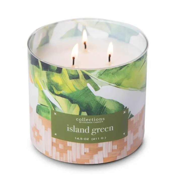 Duftkerze Tropic Island Green - 411g – Produktansicht
