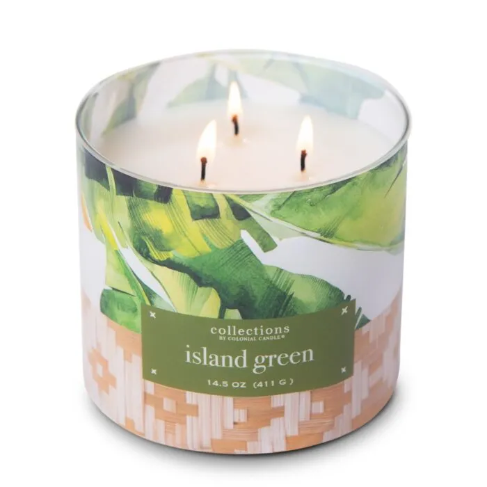 Duftkerze Tropic Island Green - 411g – Produktansicht